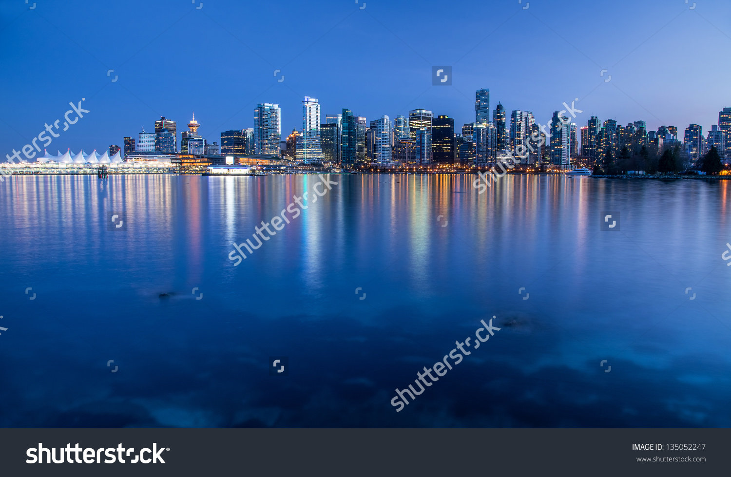 stockphotovancouverskylineatnight135052247 VFX Vancouver Job Board